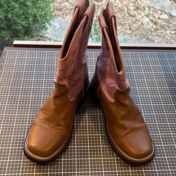 Kids ROPERS pink and brown size US13 - Picture 2 of 6